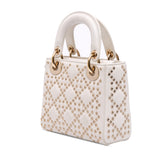 Mini Lambskin Cannage Lucky Star Studded Lady Dior